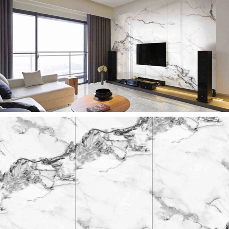 1220×2800mm UV-gecoate PVC-marmeren plaat voor meubels en kasten Lichtgewicht en duurzame decoratie Gelamineerd kunststof wandpaneel