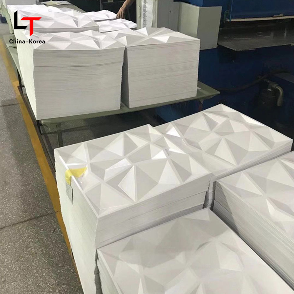 Modern 3D PVC wandpaneel/sticker interieur waterdicht mat zwart diamantvorm voor woonkamer slaapkamer wanddecoratie waterdicht