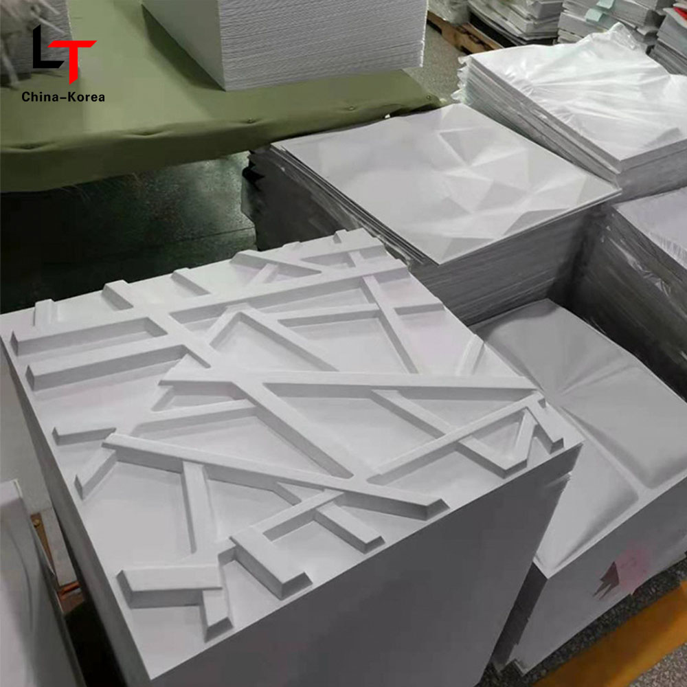 Modern 3D PVC wandpaneel/sticker interieur waterdicht mat zwart diamantvorm voor woonkamer slaapkamer wanddecoratie waterdicht