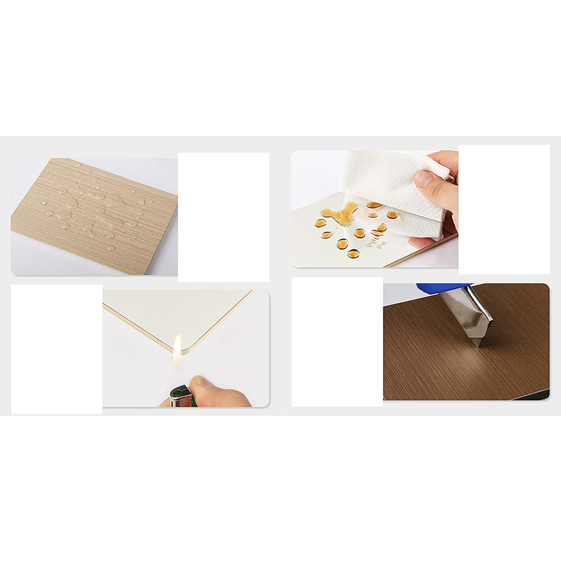 Lichtgewicht PVC Carbon Crystal Sheet Hoge dichtheid anti-kras 5 mm-8 mm dik voor commerciële hotelbadkamerdecoratie Vuurvast B1-kwaliteit Duurzaam wandpaneel