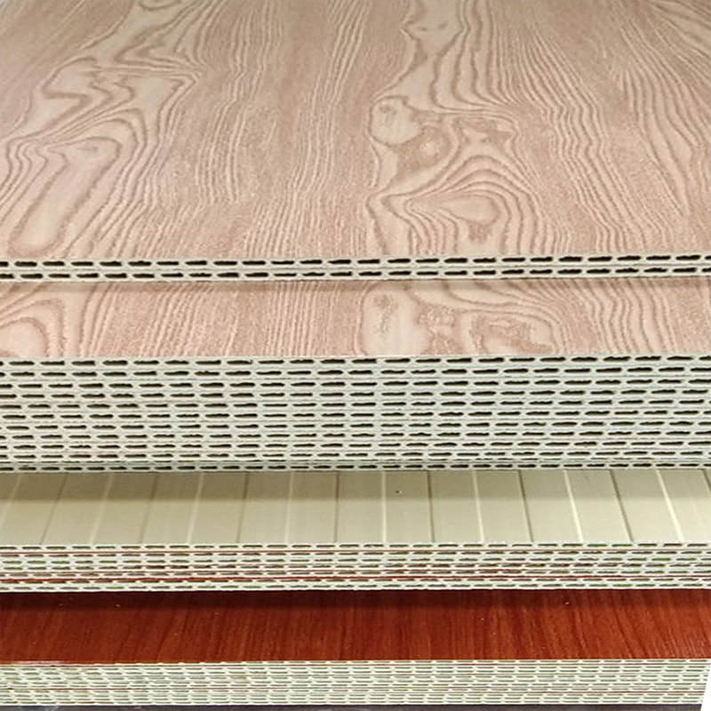 Modern geïntegreerd bamboe-houtvezel PVC-wandpaneel voor tv-achtergrond Hard pakket wandpaneel voor binnenplafond voor hotelgebruik