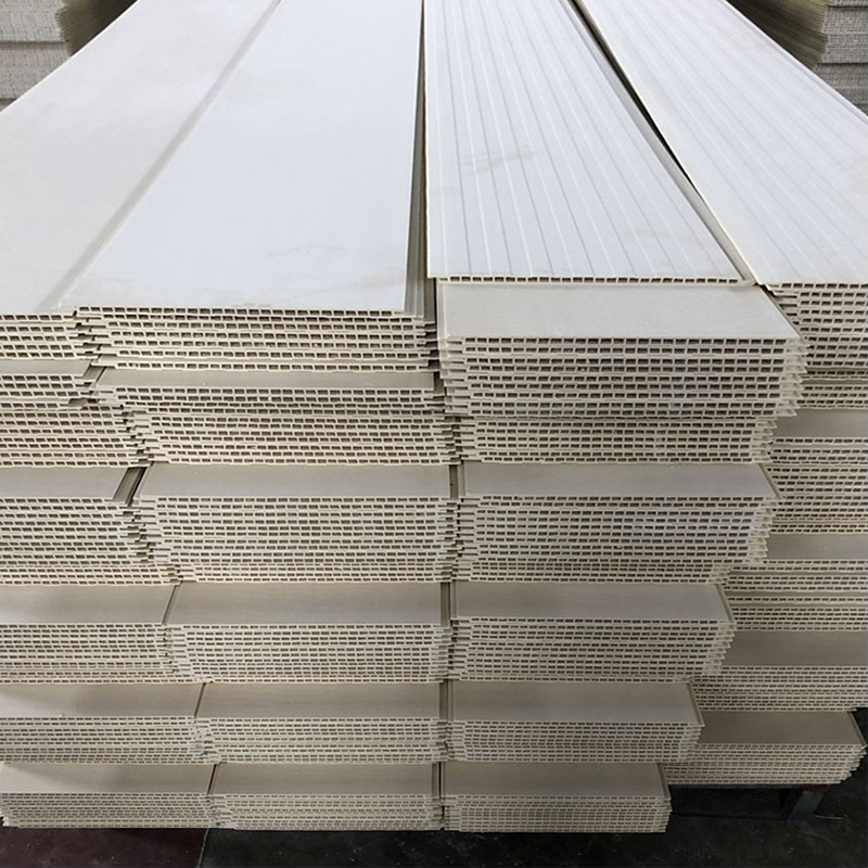 Modern geïntegreerd bamboe-houtvezel PVC-wandpaneel voor tv-achtergrond Hard pakket wandpaneel voor binnenplafond voor hotelgebruik