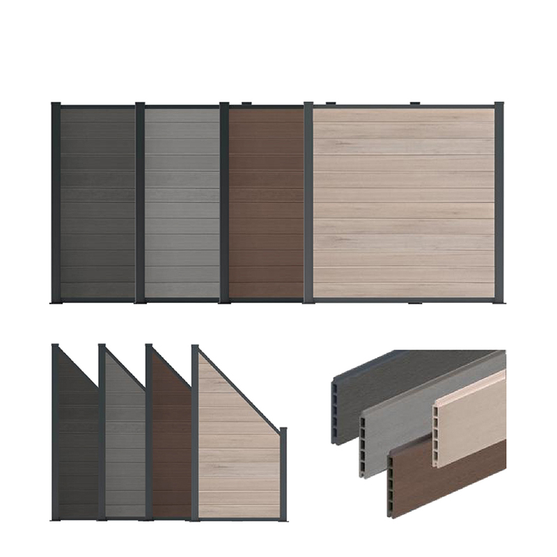 Hout Kunststof Composiet Wpc Hek Huis Tuin Binnenplaats Hekpanelen Beter dan Vinyl Pvc Hek Waterdicht Buiten Privacy Board Hdpe