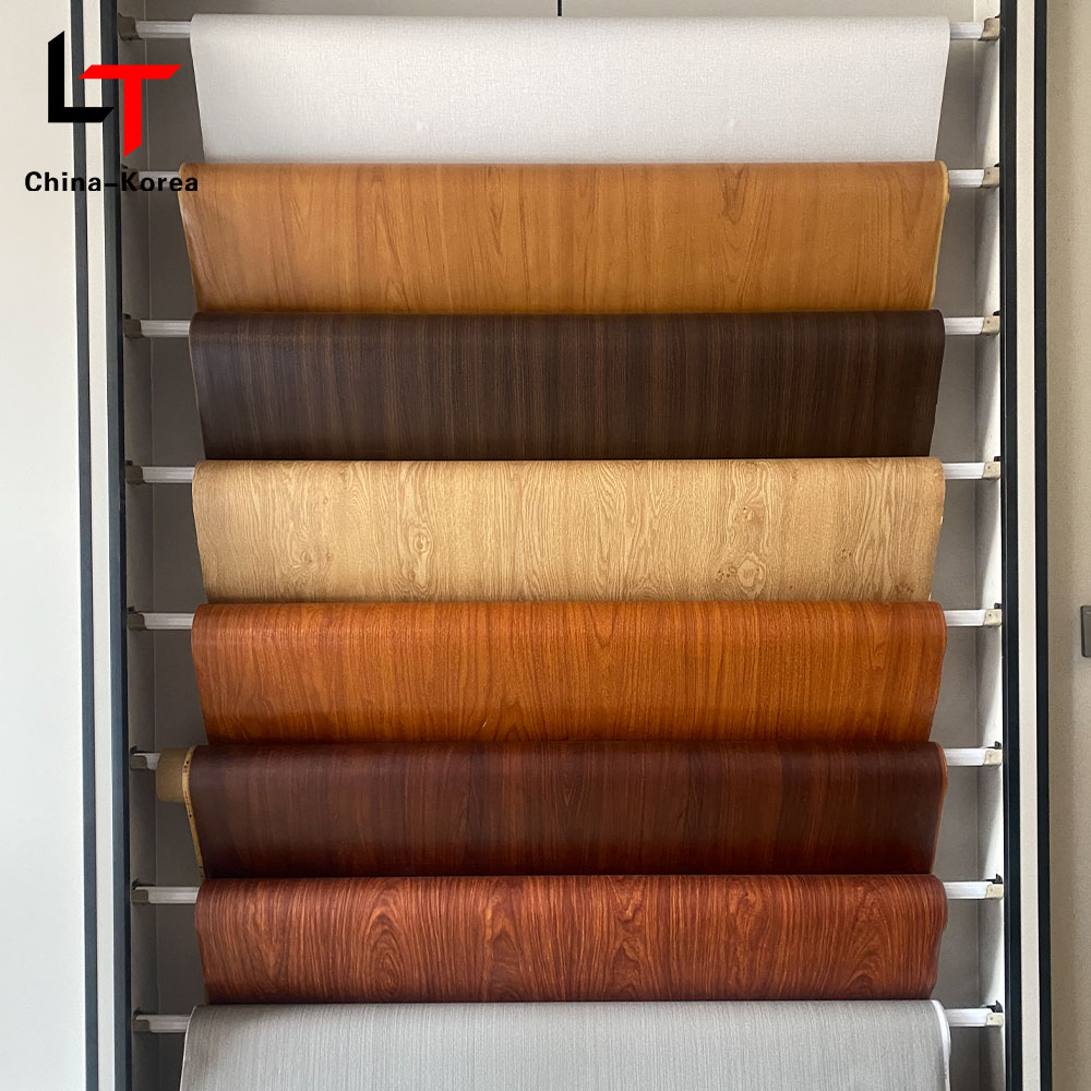 3D 5D Afdrukken Lamineren Warmteoverdracht Film PVC Meubeldecoratie Film Vacuümpersfolie voor Deur Wandpaneel WPC UV Board