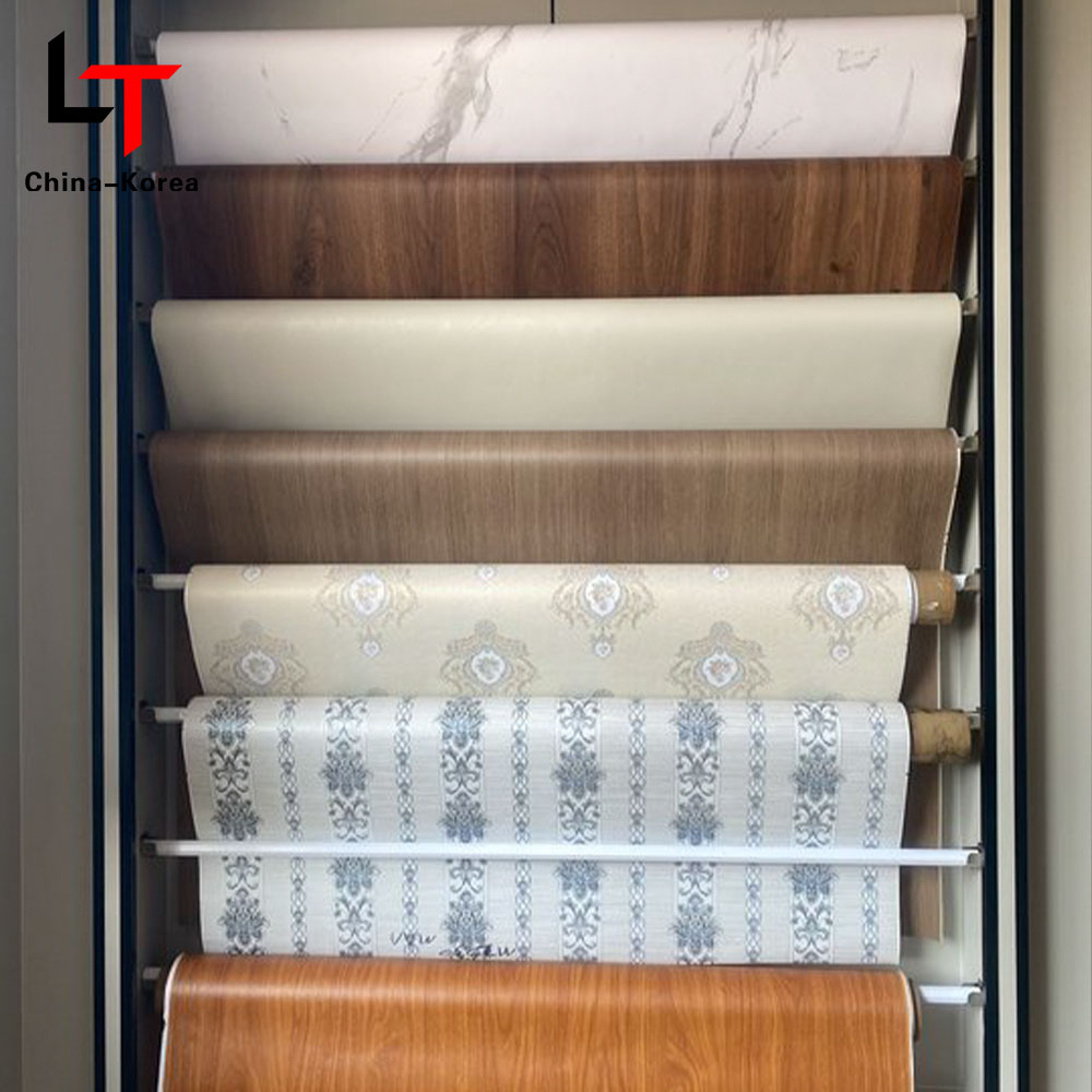 3D 5D Afdrukken Lamineren Warmteoverdracht Film PVC Meubeldecoratie Film Vacuümpersfolie voor Deur Wandpaneel WPC UV Board