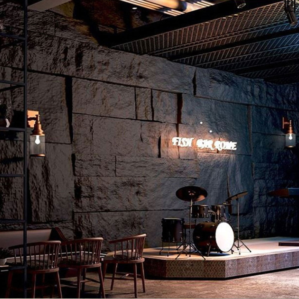 60*30cm Decoratief Fineerblad Decor Faux Polyurethaan Pu Stenen Wandpaneel Kunstmatige Stonee voor thuis