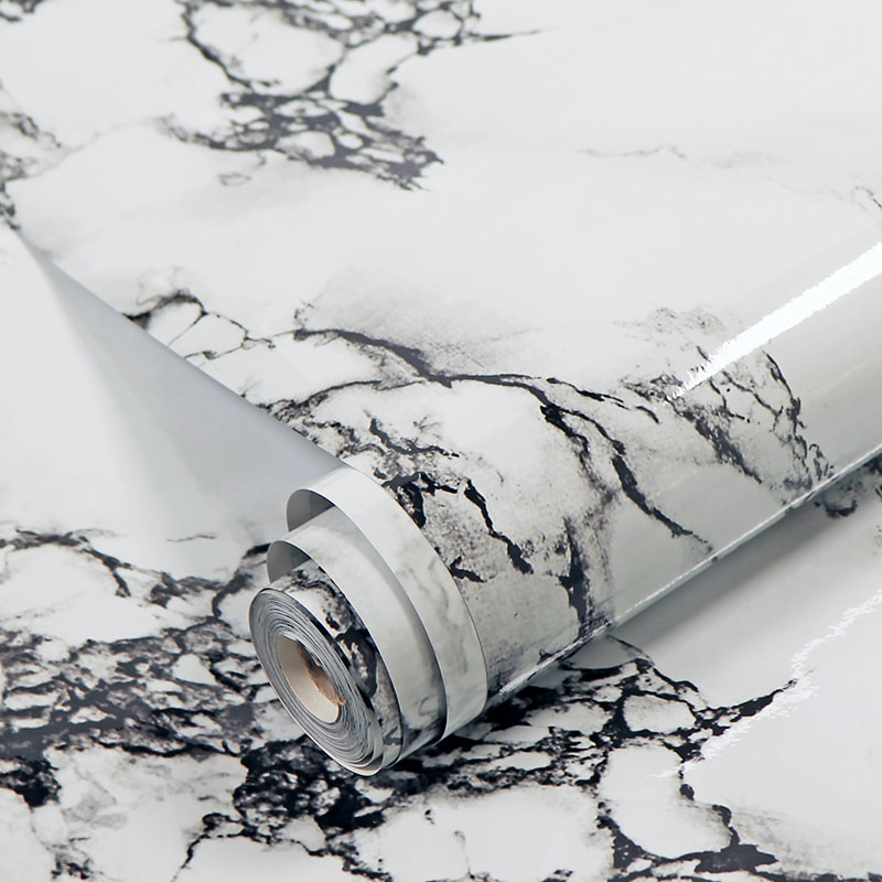 Zelfklevende muurstickers groothandel behang, PVC muursticker voor eetkamer slaapkamer woonkamer anti-collision behang