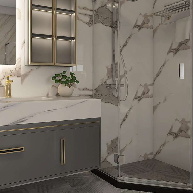 Zelfklevende muurstickers groothandel behang, PVC muursticker voor eetkamer slaapkamer woonkamer anti-collision behang