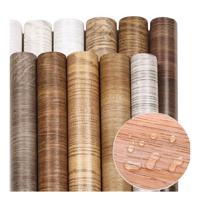 Gouden hete stempelen marmeren warmteoverdracht film PVC meubilair decor film vacuüm persfolie voor deur voor wandpaneel WPC UV-plaat