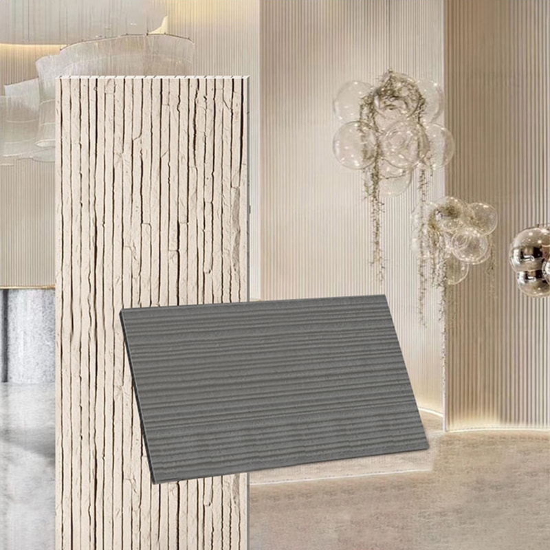 Modern design Vuurvaste lichtgewicht wandpanelen Nieuw materiaal Zachte stenen bekleding Flexibele MCM-tegels Lineaire stenen wandbekleding